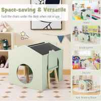 Детска маса с два стола Ginger, зелен-ecHGH.jpeg