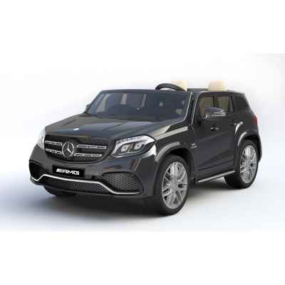 Акумулаторен джип JJ Mercedes GLS 63 AMG 4х4, двуместен черен металик