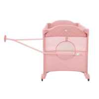 Бебешка кошара на две нива Kikka Boo Milky Way, Pink 2023-ejBen.jpg