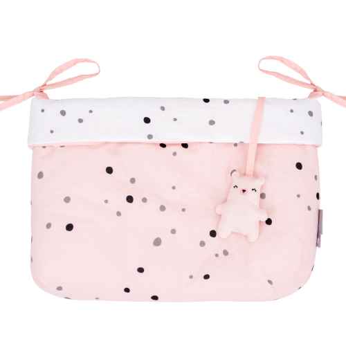 Кош за памперси с връзки Kikka Boo Bear with me, Pink