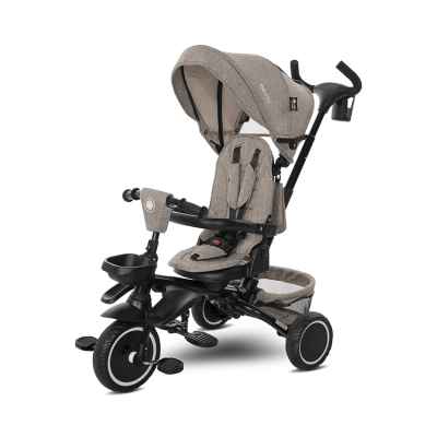 Сгъваема триколка с ротация 360 Lorelli Freccia, BEIGE+BLACK