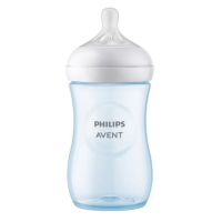 Шише за храна Philips Avent Natural Response 3.0 с биберон 1м+, 260 мл, Син-es7FI.png