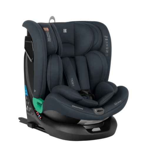 Столче за кола Kikka Boo i-Roll i-size, Dark Grey РАЗПРОДАЖБА