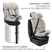 Столче за кола Lorelli Solaris i-Size ISOFIX Support Leg 360, Black-f5iTC.jpeg