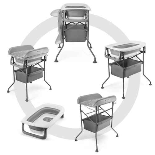 Бебешка вана със стойка и повивалник 2в1 Kinderkraft Bubbly