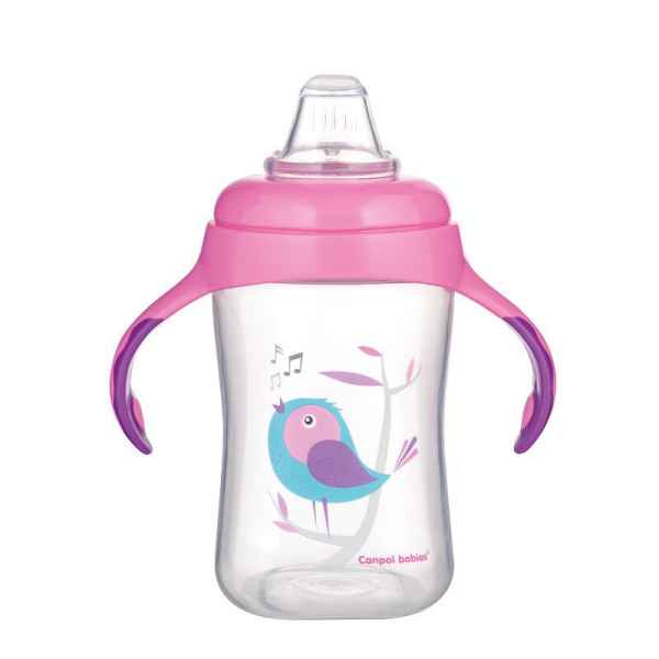 Чаша със силиконов накрайник Canpol Birds 300 мл, розова-fAxa4.jpg