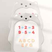 Детски комплект от дъска за рисуване 2 в 1 и стол Feelkids, Червено мече-fFEHw.jpeg