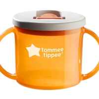 Чаша с твърд накрайник Tommee Tippee FIRST CUP 4 м+, оранжева-fJJs1.jpeg