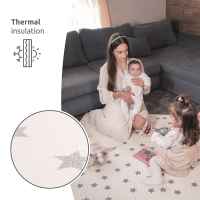 Двулицево термо килим Lorelli за игра 120-180 см, Forest Home-fRvBq.jpeg