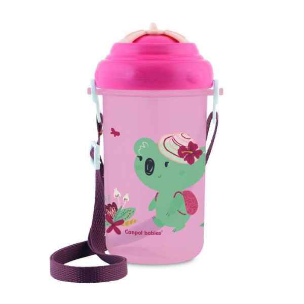 Преходна чаша със сламка и капаче Canpol, розова-fTQvP.jpg