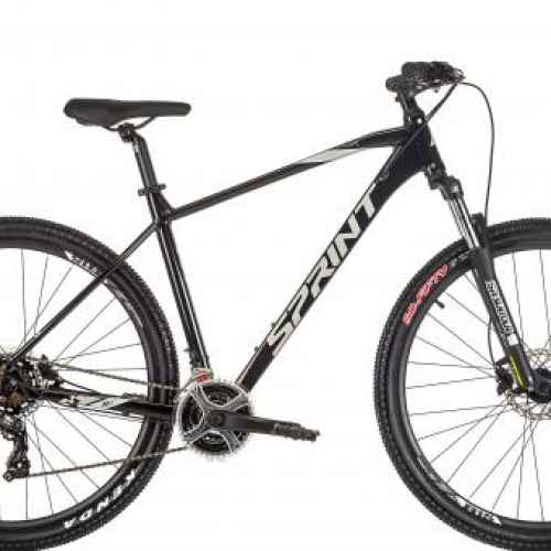 Велосипед Sprint Maverick 29, Черен гланц/сиво