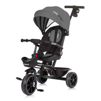 Триколка със сенник Chipolino Max Sport, сива