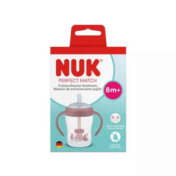 Шише със сламка Nuk Perfect Match, 150 мл., 8+мес, Мечка-fbOsi.jpeg