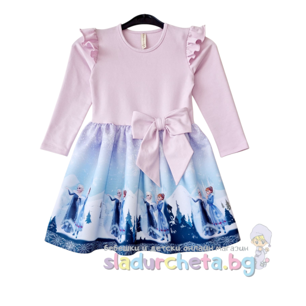 Детска рокля Мариела, лилава-fcRO4.png