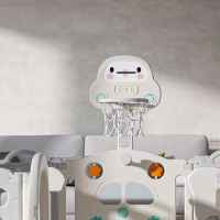 Бебешка ограда с баскетболен кош и табло с активности Feelkids, Кафява кола-fhjQi.jpeg