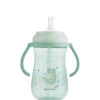Чаша със силиконовa сламка Kikka Boo Dino World, Mint 300мл-fnYtI.jpeg