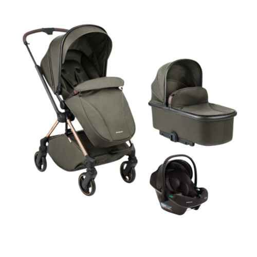 Комбинирана бебешка количка 3в1 Kikka Boo Lanah, Army Green РАЗПРОДАЖБА