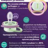 2 бр. залъгалки Philips Avent Ultra Air Night 6-18м птица и пеперуда, розови-gRtmY.jpeg