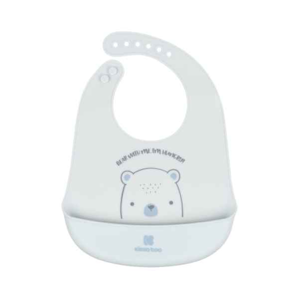 Силиконов лигавник Kikka Boo Savanna, Bear with me Blue-gUIXB.jpeg