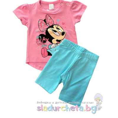 Комплект от 2 части Светли - туника и 3/4 клин