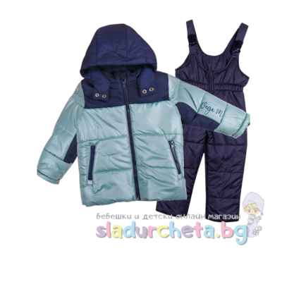 Детско яке с гащеризон Вега-М, олив