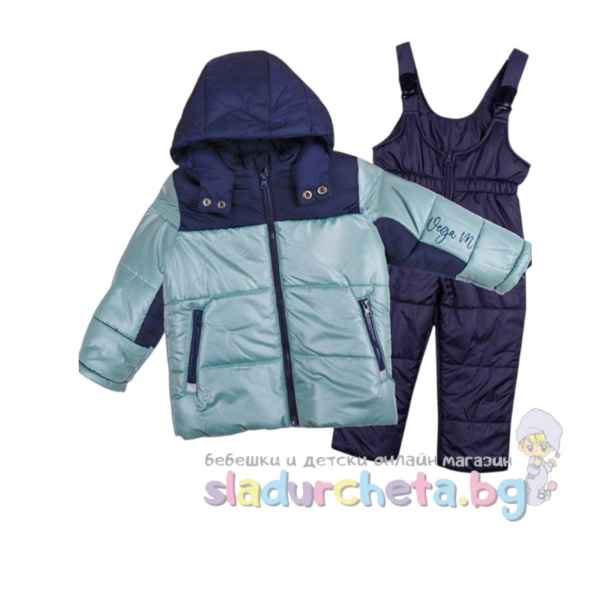 Детско яке с гащеризон Вега-М, олив-geT3y.jpeg