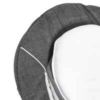 Шезлонг за столче за хранене 2в1 Hauck Alpha+ Bouncer, Deluxe melange grey-glelG.jpeg