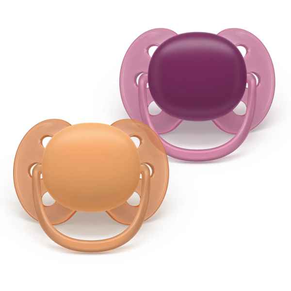 2 бр. залъгалки Philips Avent Ultra Soft 18м+, лилав/оранж-gnVKH.jpeg
