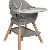Столче за хранене 6в1 Kikka Boo Woody, Grey 2024-gxy3n.jpeg