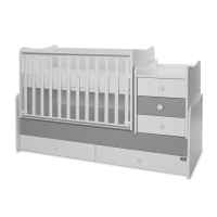 Бебешко легло Lorelli MAXI PLUS NEW 70/160, БЯЛО/STONE GREY-3BOX-h0af2.jpeg