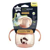 Неразливаща се чаша Tommee Tippee Soft Spout, BACSHIELD, с дръжки, розова с Лисиче, 150 мл, 4м+-h4aor.jpeg