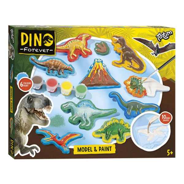 Творчески комплект Totum, Направи сам и оцвети гипсови отливки, Динозаври-h9C3K.jpeg