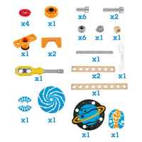 Дървен комплект Hape, Млад изобретател, Научна лаборатория с магнити-hEMjG.jpeg