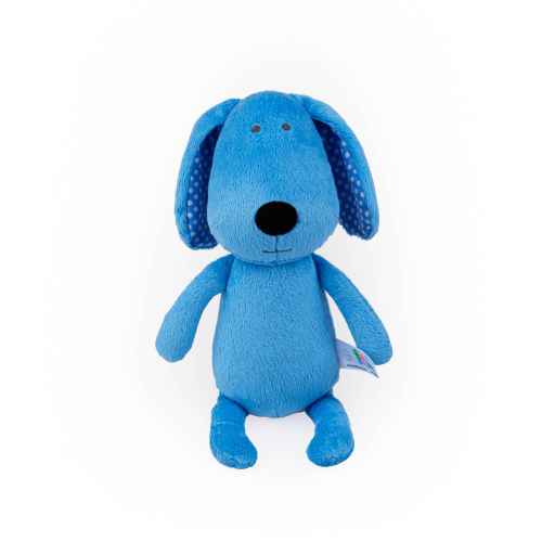 Мека играчка за гушкане Bali Bazoo Dog, син