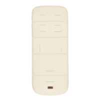 Подложка за количка Kikka Boo, Secret Garden Beige-hOE5w.jpeg