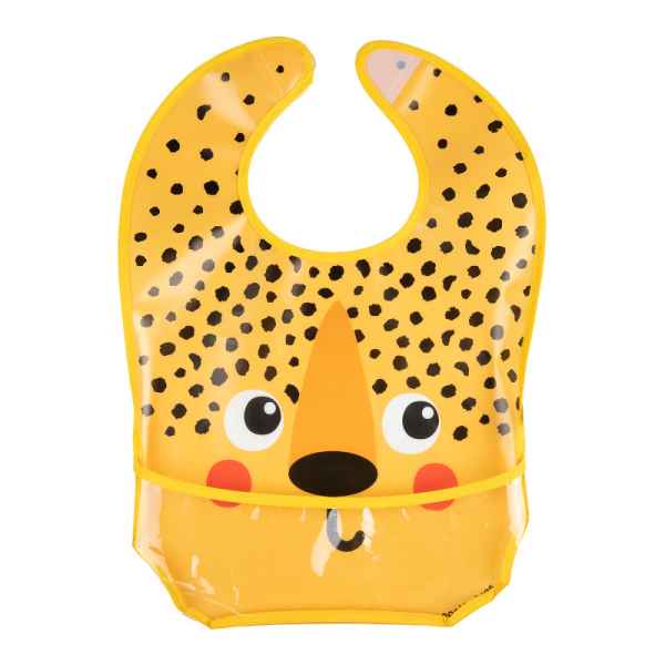 Непромокаем лигавник с джоб Canpol, Hello Little, оранжев-hOajw.jpeg