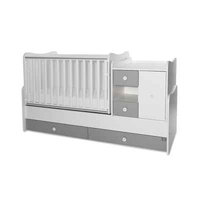 Бебешко легло Lorelli MiniMAX NEW 190/72, БЯЛО/STONE GREY