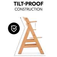 Дървено столче за хранене Hauck Alpha+, Natural-heoZE.jpeg