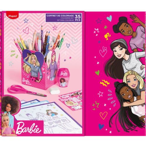 Комплект Maped Barbie, 35 части
