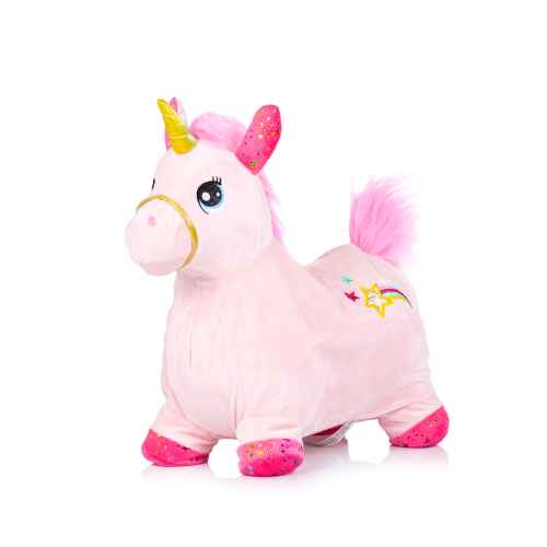 Детско подскачащо конче със звук Chipolino, розово