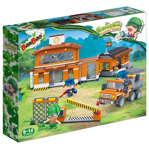 Конструктор Banbao, Пол Пол Бинг, Станция, 622 части