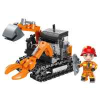 Конструктор Qman, Mine City, Спасителен багер, 176 части-i6BJ0.jpeg