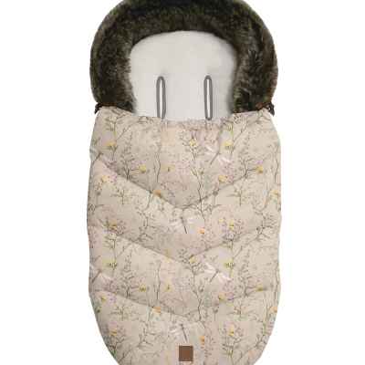 Чувалче за количка Kikka Boo Luxury Secret Garden, Beige