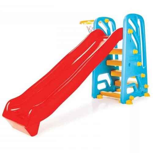 Пързалка с баскетболен кош Pilsan, червен