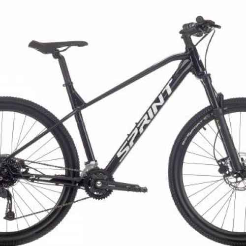 Велосипед Sprint Apolon Lady 27.5, черен гланц/лилаво