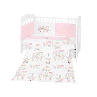 Бебешки спален комплект Kikka Boo 2 части EU style, Day in Paris РАЗПРОДАЖБА