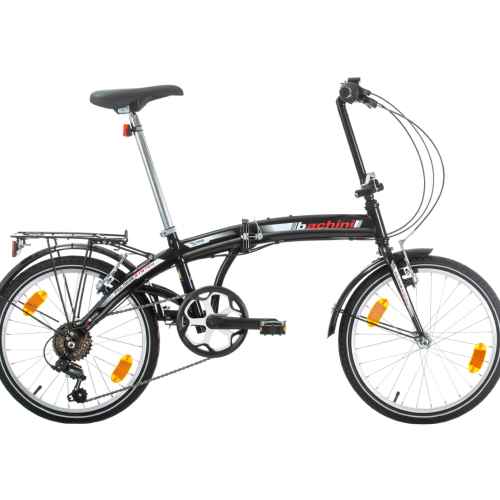 Велосипед Bachini Folding 20, черен/ червен