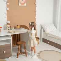 Бебешко легло Lorelli Trend Plus New 3-box, Бяло/Orchid Pink-il7X4.jpeg