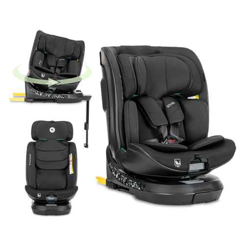 Столче за кола Lorelli Solaris i-Size ISOFIX Support Leg 360, Black