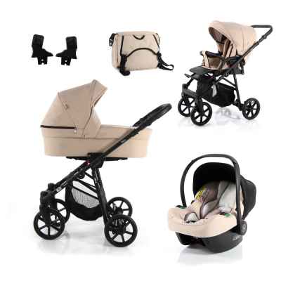 Бебешка количка 3в1 Retrus Vaya, Beige len 2024